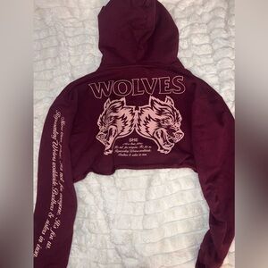 Darc sport cropped hoodie